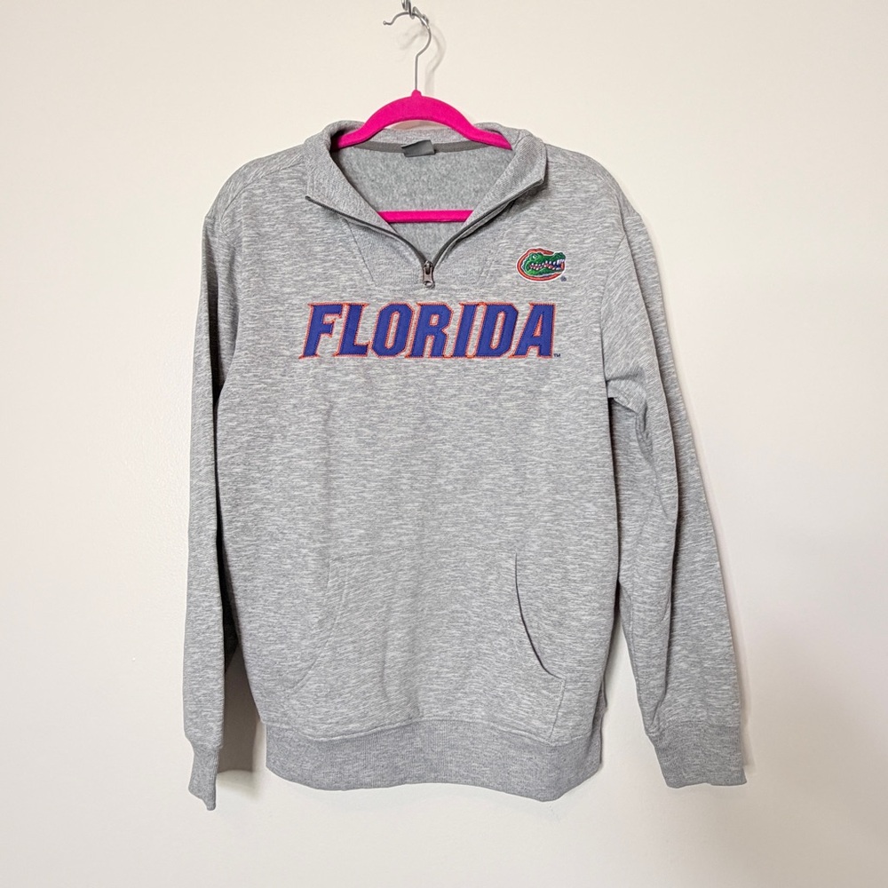 Florida V-Neck Pullover Sweatshirt - Gray